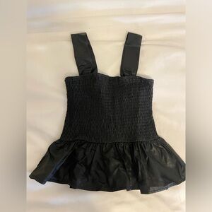 Boutique Leather tank top